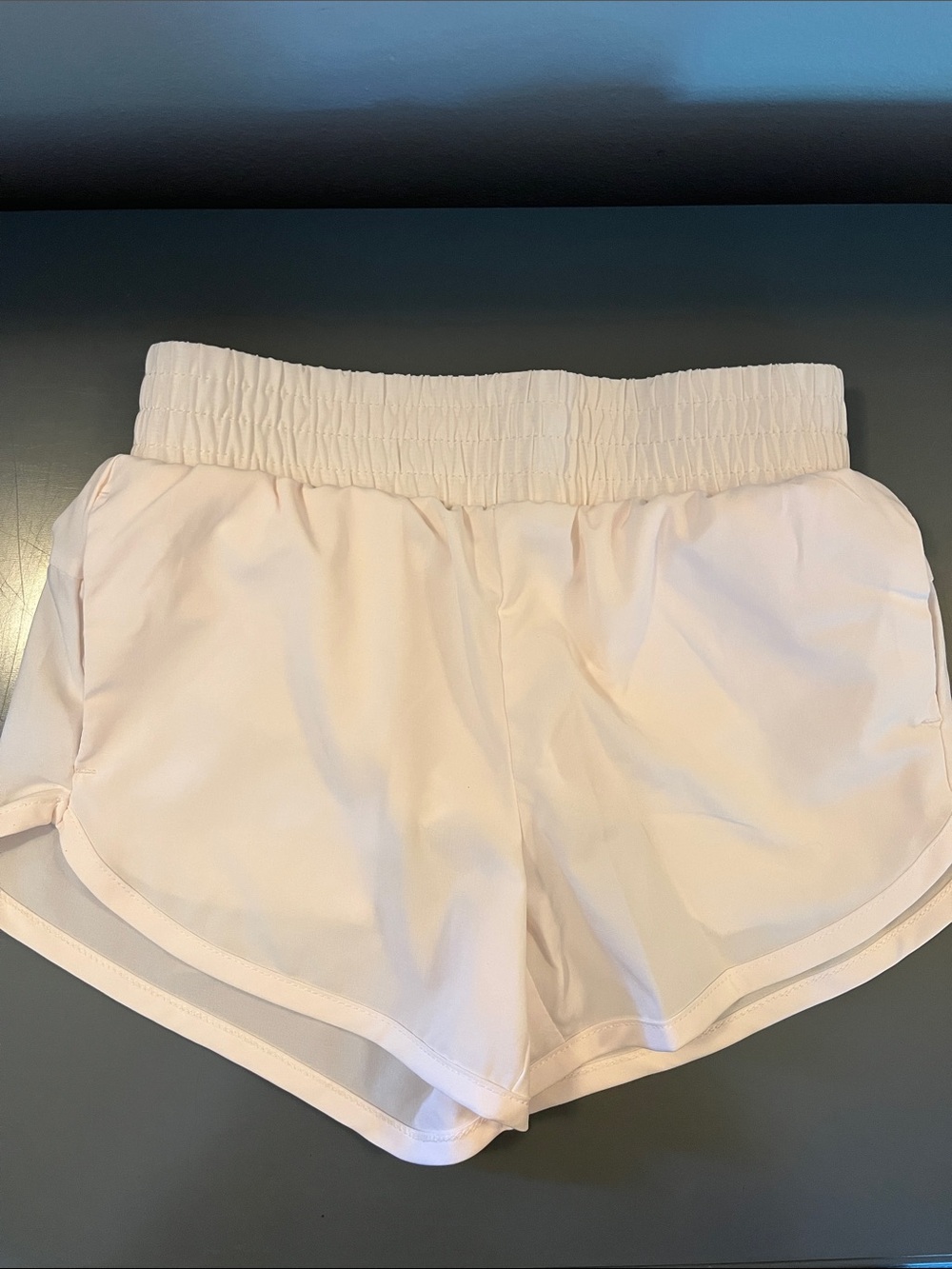 The Children's Place Cream Elastic Waist Girls' Athletic Shorts